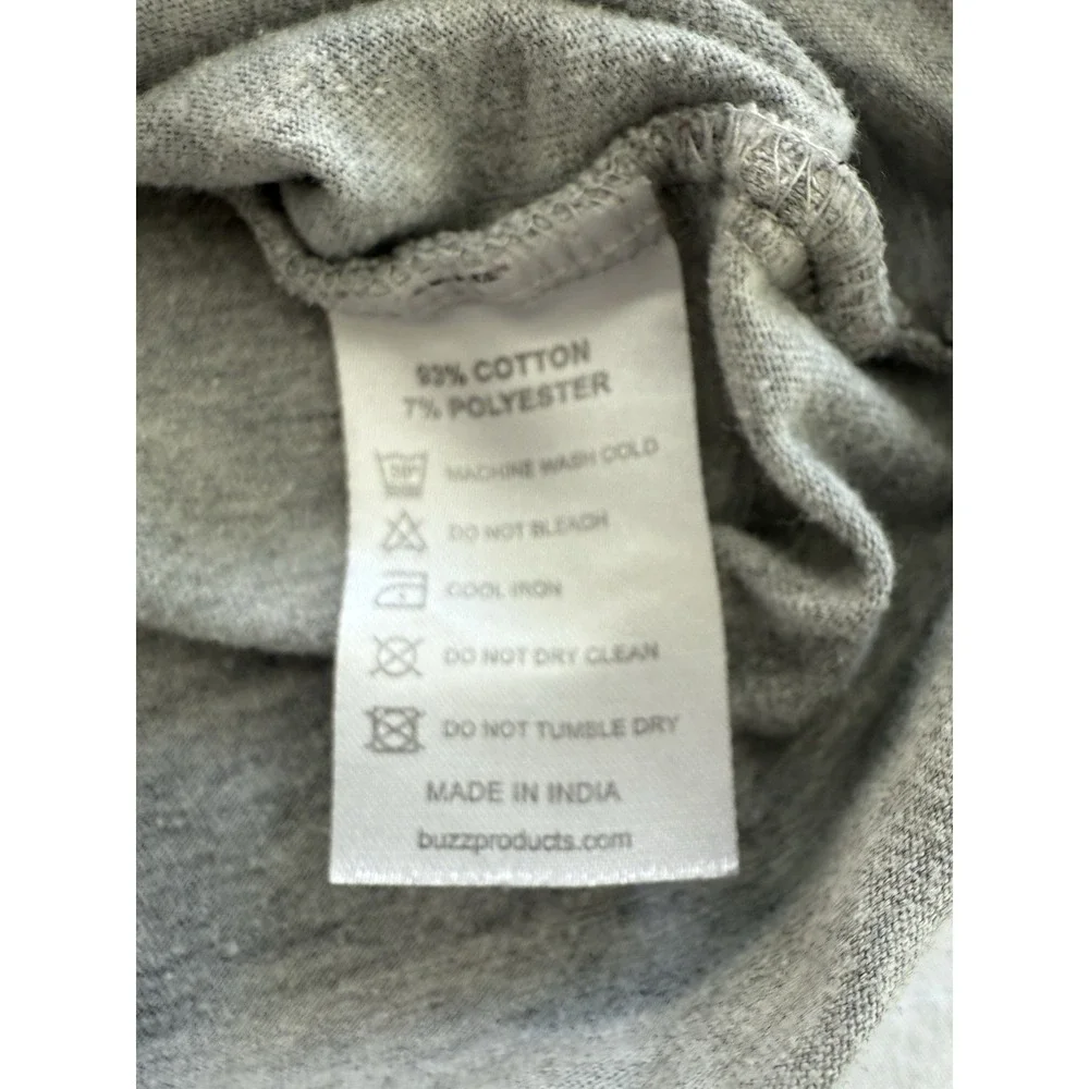Unisex United Airlines Business Class Polaris Sleep Shirt Gray Pajamas S/M